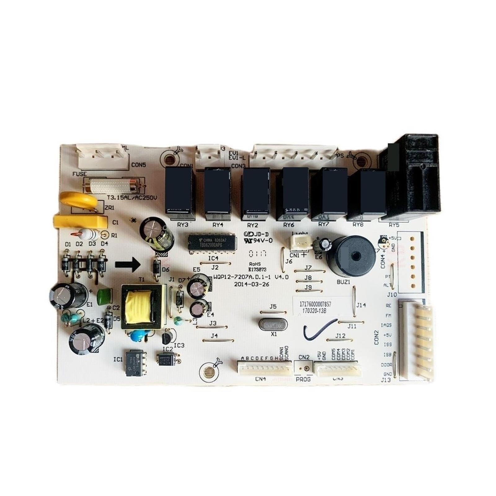 Módulo de control de placa base programado, lavavajillas
