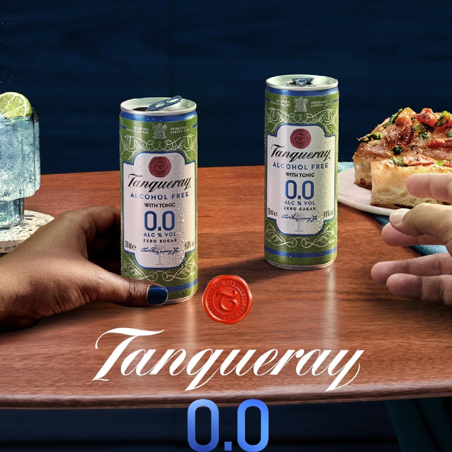 Tanqueray Ginebras 00 y Tonic 250 ml x 12