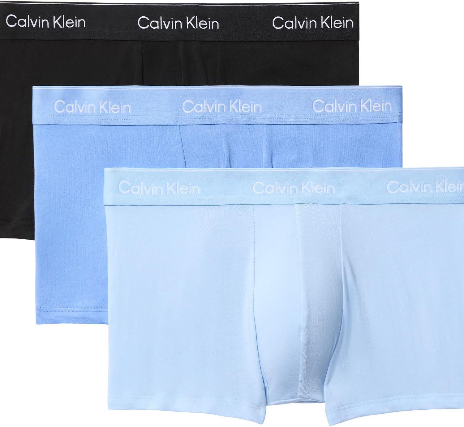 Calvin Klein underwear mens Icon Cotton Stretch 3-pack Low Rise Trunk
