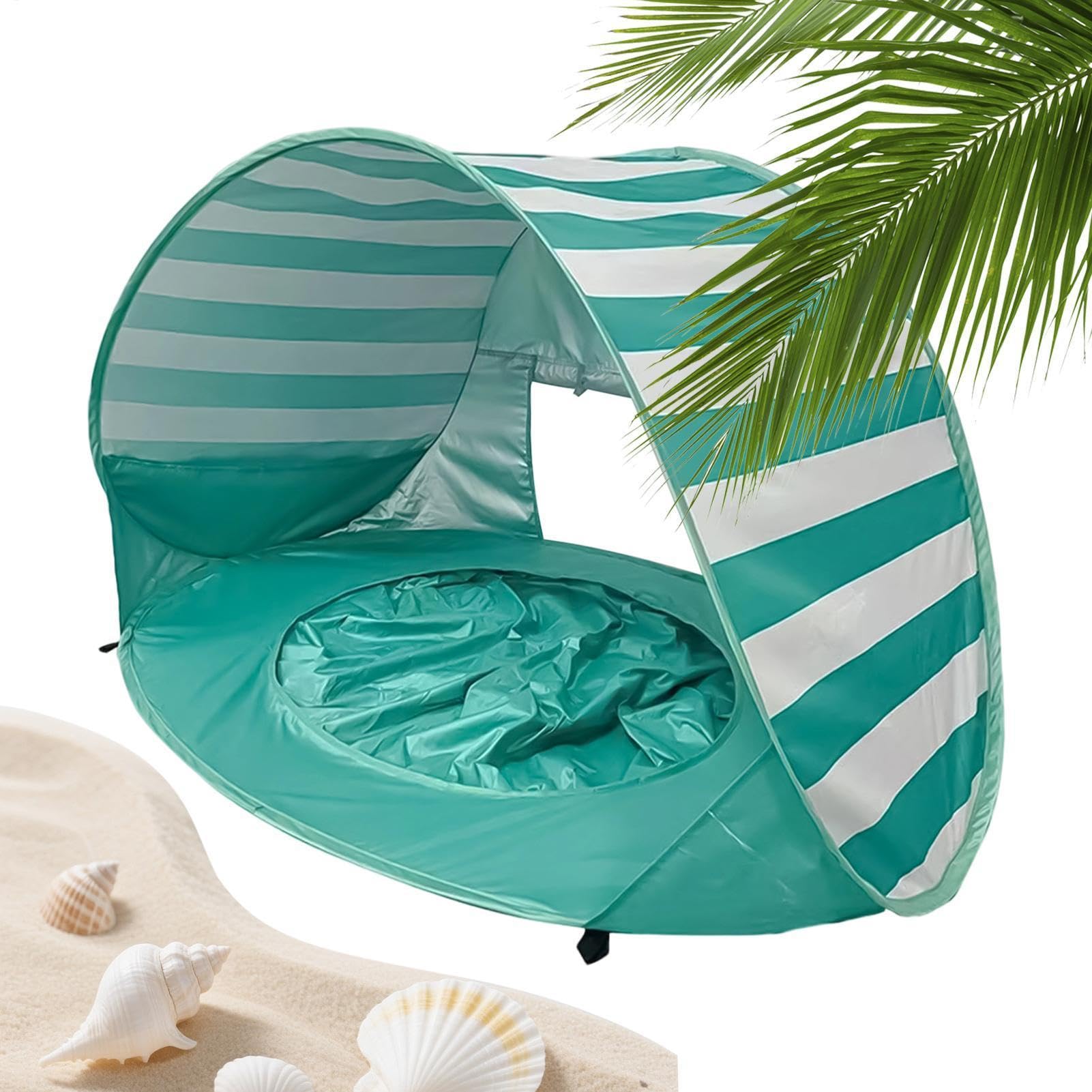 Tienda de playa para niños portátil y plegable con protección solar UV para exteriores