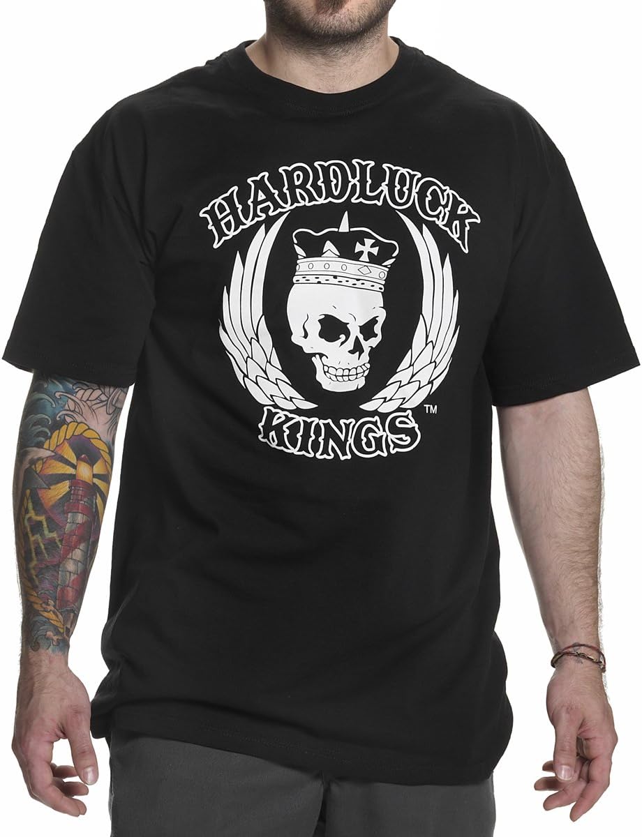 HardLuck Kings TBLJOK-L JOKERS WILD TEE