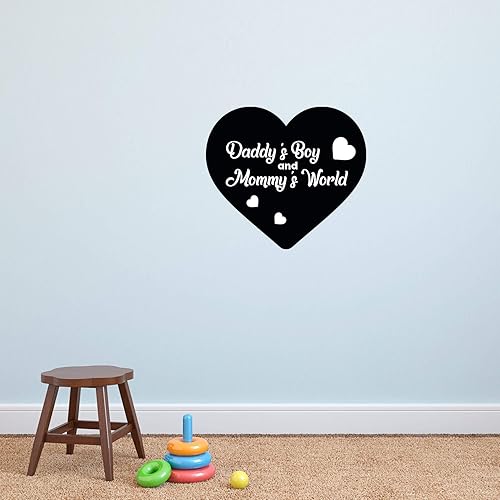 Calcomanías de pared con texto en inglés "Mommy's World"s World" para bebés recién nacidos, para habitación de niñas, niños, habitación del bebé,