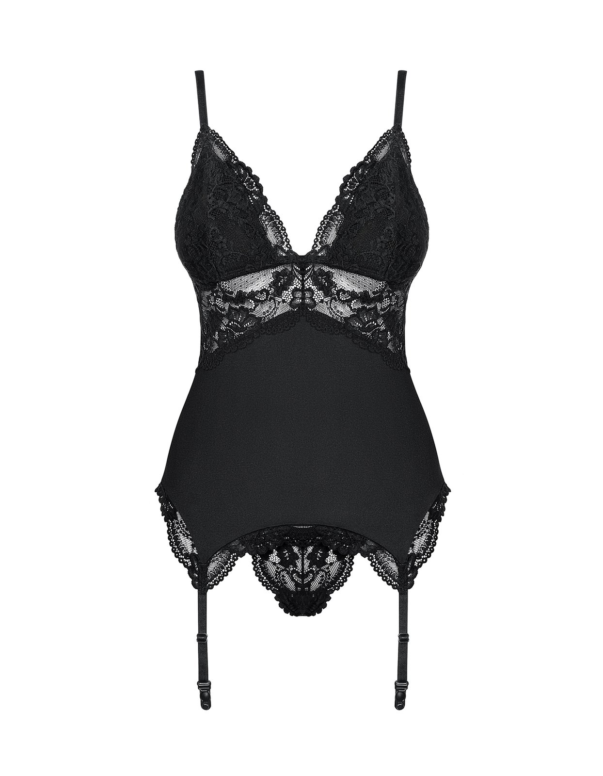 Obsessive Damen Straps-Corsage mit String