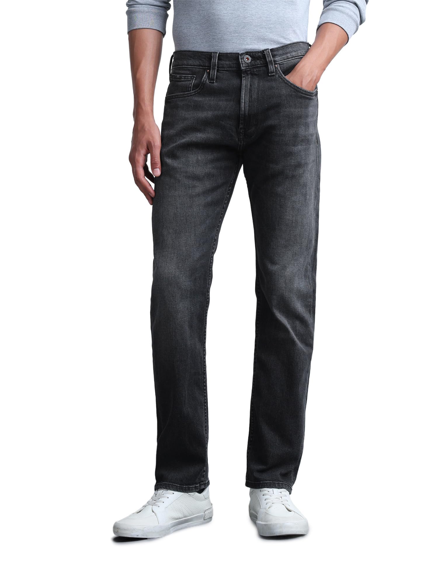 flying machine Men's Straight fit Whiskered Jeans-picture-18