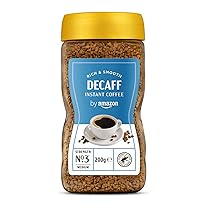 by Amazon Granulo Caffè solubile decaffeinato Gold, Tostatura media – Certificato Rainforest Alliance, 200g
