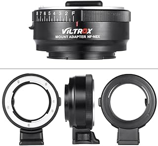 VILTROX NF-NEX Mount Adapter Ring for Nikon G/F/AI/S/D Lens to Sony E Mount Camera A7 ect series