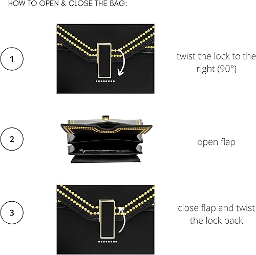 Miniatura 7 de Scarleton Bolso bandolera con asa superior - Bolso bandolera y bandolera para mujer, H2083