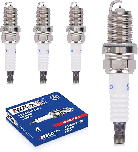 MOCA 5464 Bujías para Toyota TacomaYaris, 94-12 para Hyundai AccentElantra, 90-04 para Nissan SentraFrontier, 92-07, 11-18 para Mitsubishi Lancer,