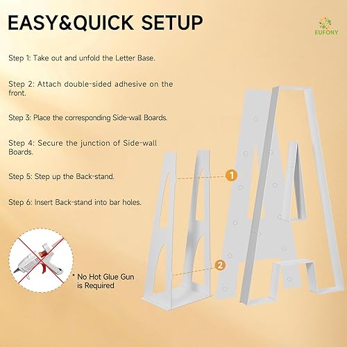 Miniatura 9 de Números de marquesina de 4 pies, números grandes iluminados 4 para decoraciones de fiesta de cumpleaños de 4, 14, 40, número de luz gigante para