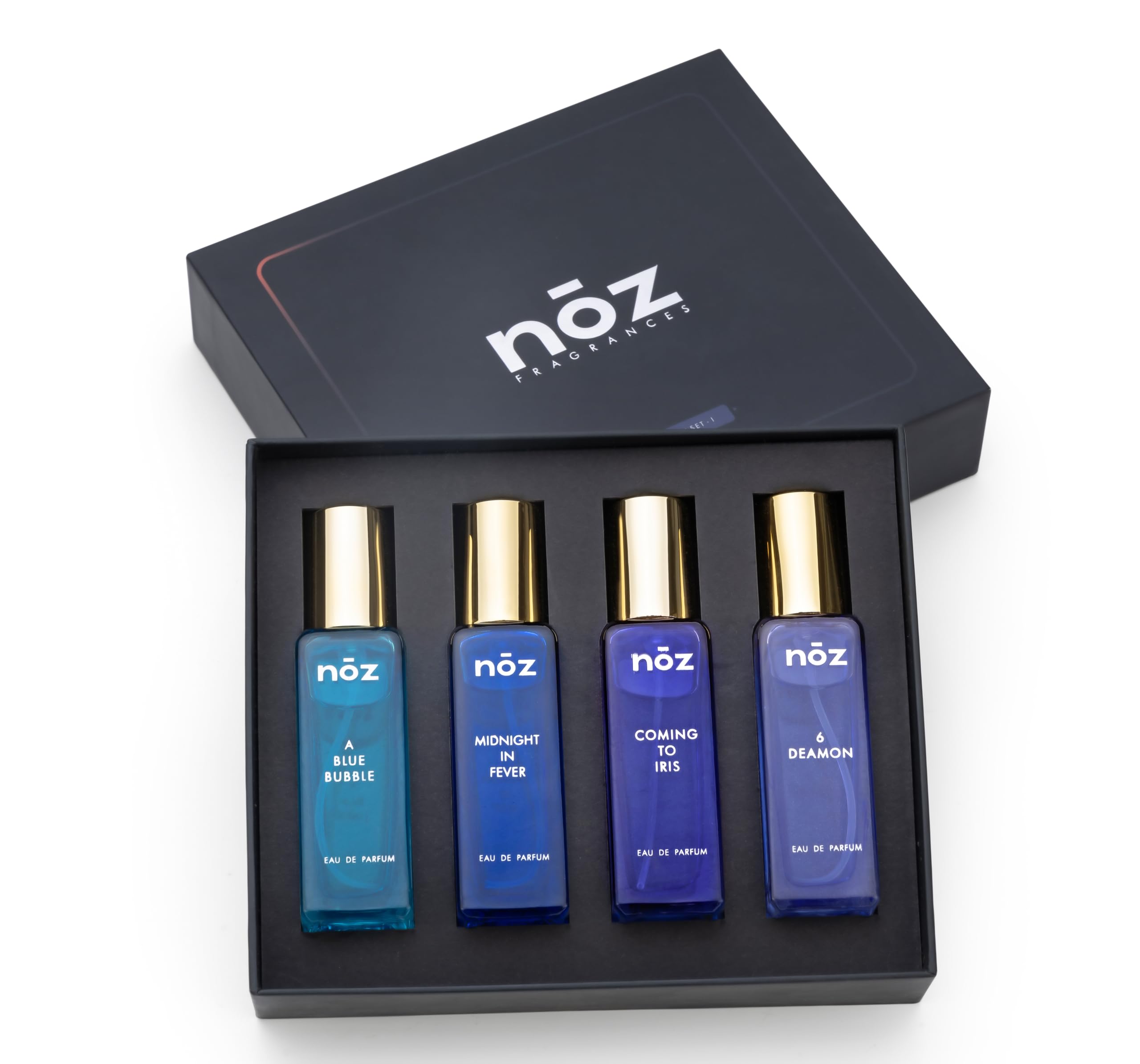 Buy NOZ FRAGRANCES Discovery Perfume Set (4x20ml) | Blue Bubble, 6