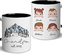 Vista 7 de BSQUIELE Regalos para la abuela – Taza para abuela – Promocionado a abuela 2026 – Regalo de anuncio de embarazo para bisabuela – Regalo del día