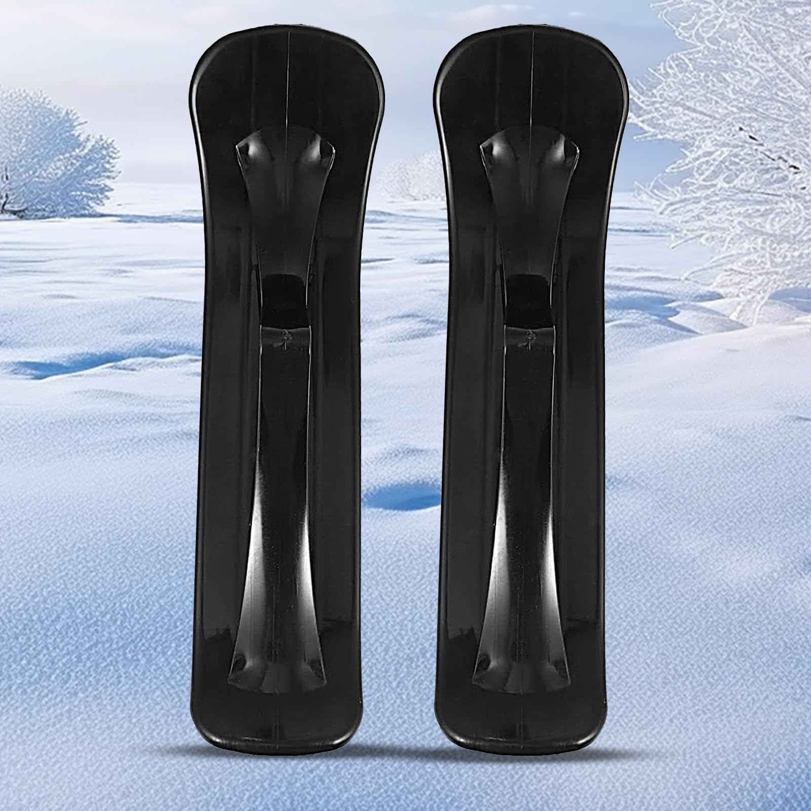 Kit de conversión para scooter de nieve 1 par accesorio deportes invierno trineo esquí