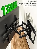 Vista 3 de USX Mount Soporte de pared para TV de movimiento completo para televisores de 37 a 82 pulgadas, soporte de pared giratorio e inclinable para TV