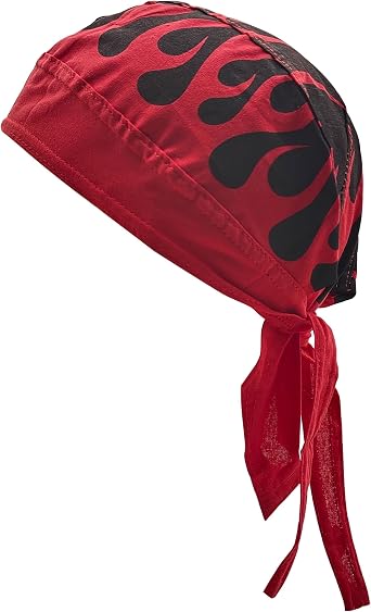 Bandana Cap, 100% Cotton, UV Protection, Sweatproof, Bandana, Paisley Pattern, Quick Drying, Sweat Absorbent, Pirate Hat, Mens Breathable Material, Dorag, Skull Cap, Overheatstroke