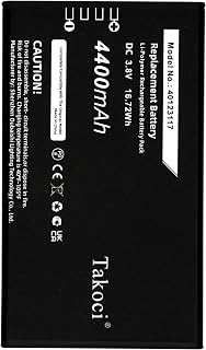 Replacement Battery Compatible with Verizon Jetpack MiFi 8800L 7730L - 4400mAh High Capacity Li-ion Battery Pack for Hotspot Router - Also Compatible with Part # 40123117
