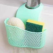 Silicone Sink Faucet Holder, Sponge Storage Rack for Soap and Water Drain, Adjustable,