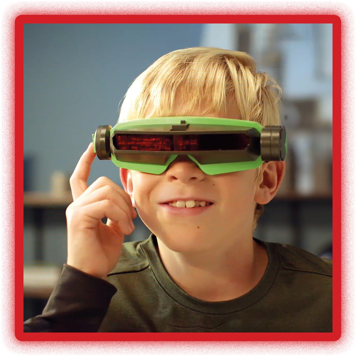 Megableu - Laser Shoot - Kinder-Laserspiele für 2 Spieler - Schießspiele - Indoor/Outdoor Kinderkampfspiele - 2 Lasermasken Inklusive - Interaktives Spielgeschenk - Ab 6 Jahren - Deutsche Version
