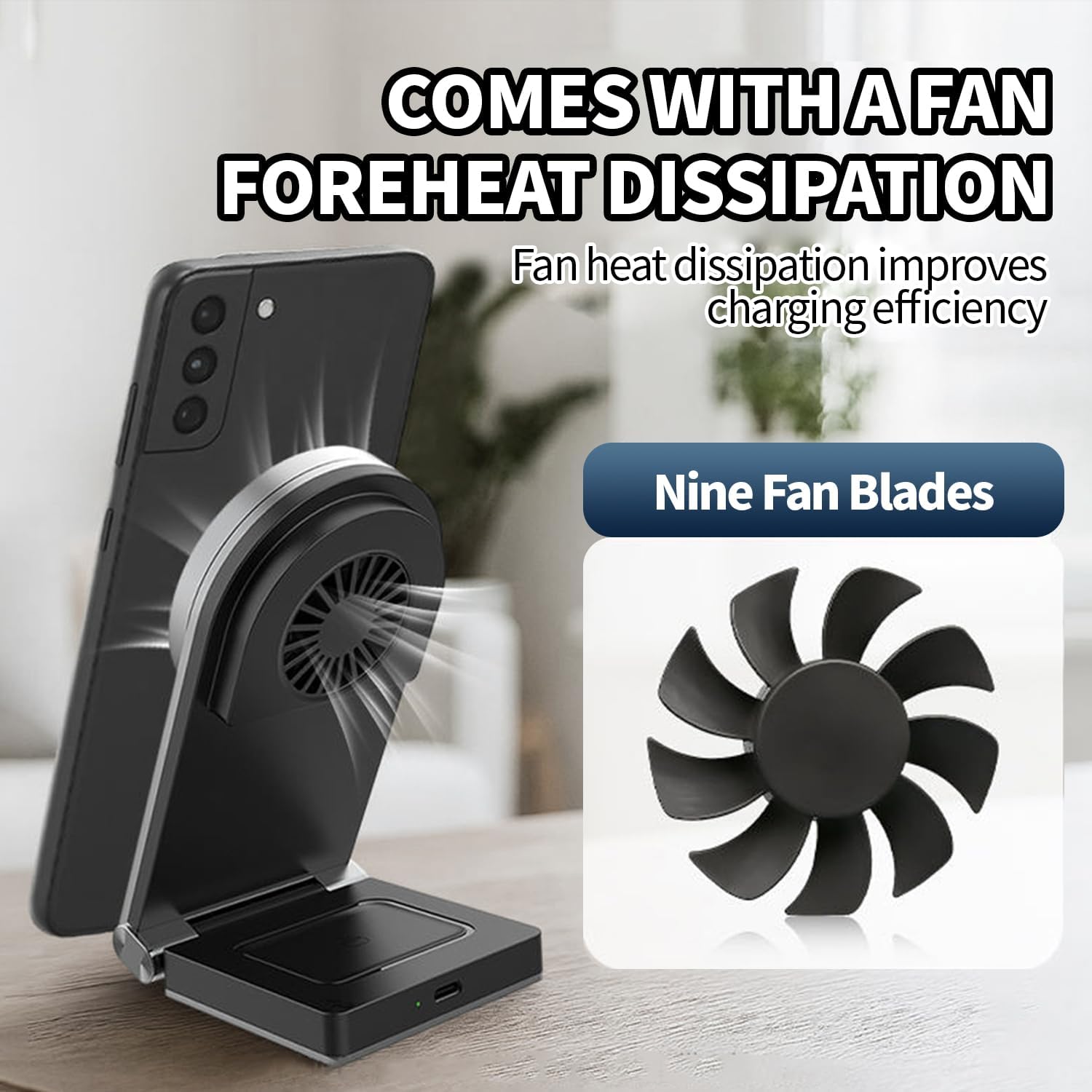 3 in 1 Wireless Charging Station for iPhone 17 16e 16 15 14 13 12 11 Pro Max, Apple Watch 10 9 8 7 6 5 4 3 2 SE Ultra, AirPods 4 3 Pro, Foldable Magnetic Fast Charger Stand with Cooling Fan