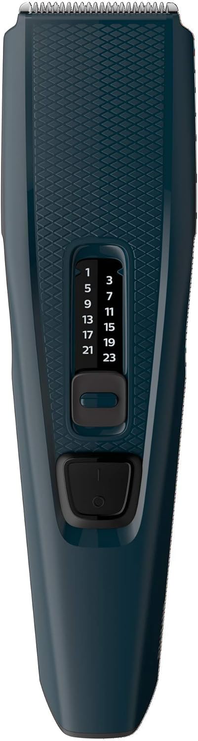 أمام view of Philips Hair Clipper showing length settings