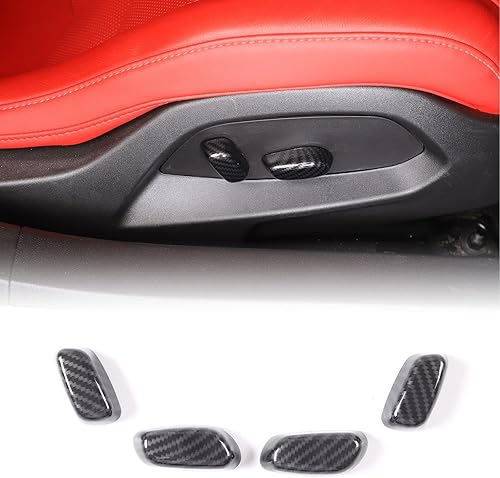 Vista 105 de CHEAYAR Cubierta decorativa para panel de interruptor de elevación de ventana, compatible con Chevrolet Corvette C8 2020-2023