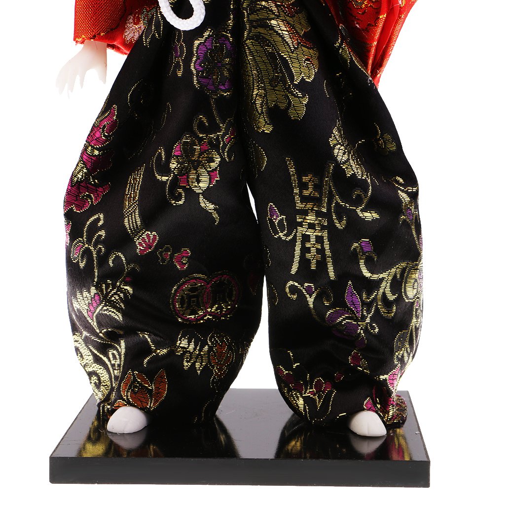 Muñeco Samurái Japonés Hecho a Mano, Muñeco Guerrero Humanoide, Traje de Brocado de Seda, Figura Oriental para Decoración, Regalo para El Hogar Y La O, # 3, Individual