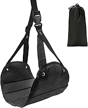 Foot Hammock for Flight, Portable Adjustable Airplane Foot Hammock for Leg Rest