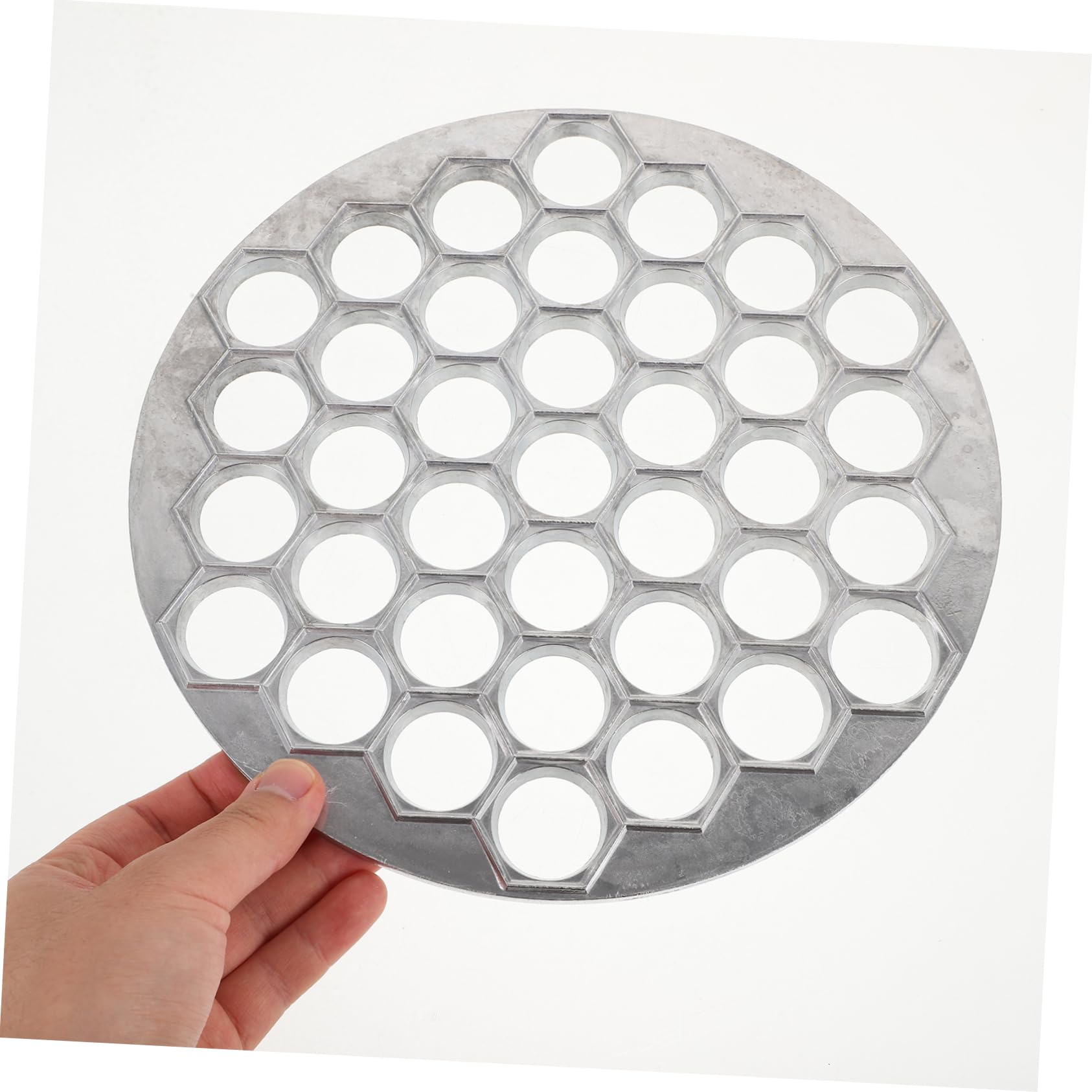 Molde para Empanadillas de Aleación, 37 Agujeros, Color Plata