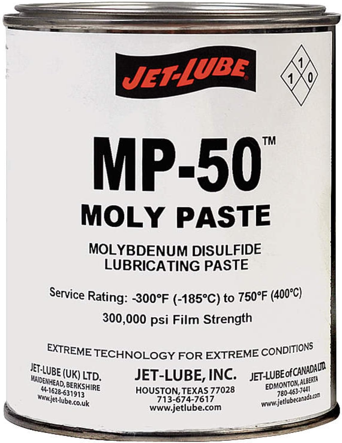 Jet-Lube Moly Paste,2lb Can