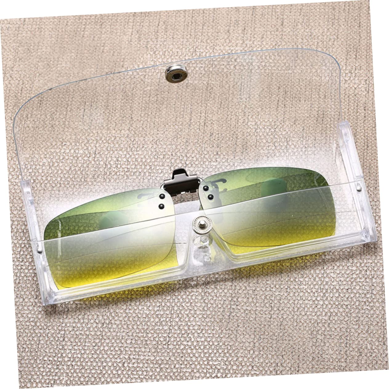 Brillenetui Transparente Sonnenbrillentasche Aufbewahrungsboxen Für Brillen Sunglass Case Brillen Aufbewahrungsbox Brillen Etuis Klare Lesebrille Etui Für Brillen Pvc 12st