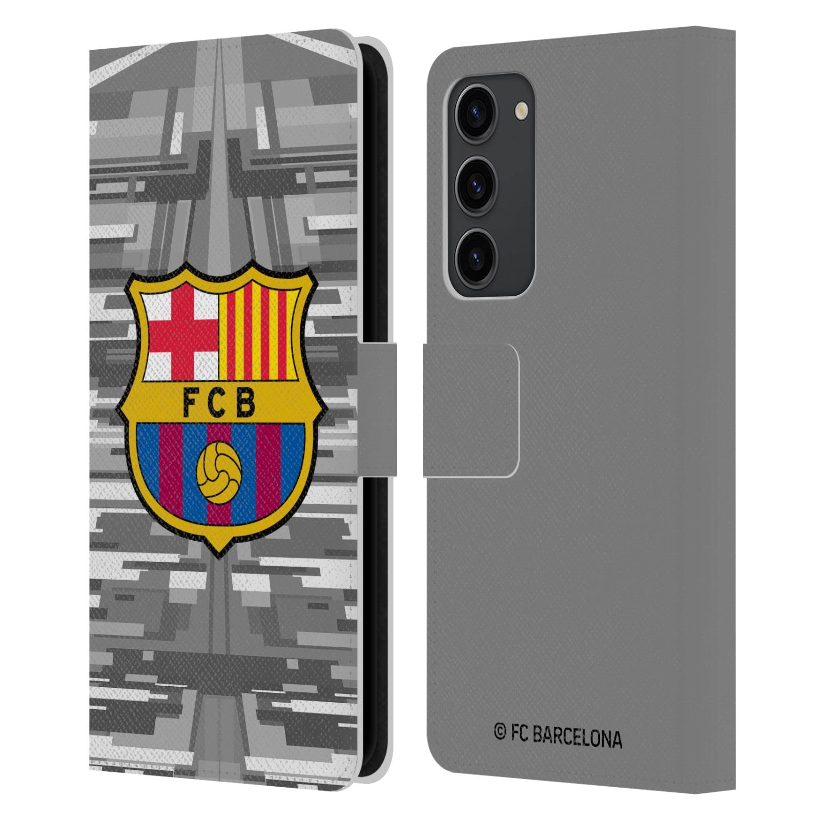 Carcasa tipo libro Samsung S23+ 5G del FC Barcelona con tarjetero y soporte 7