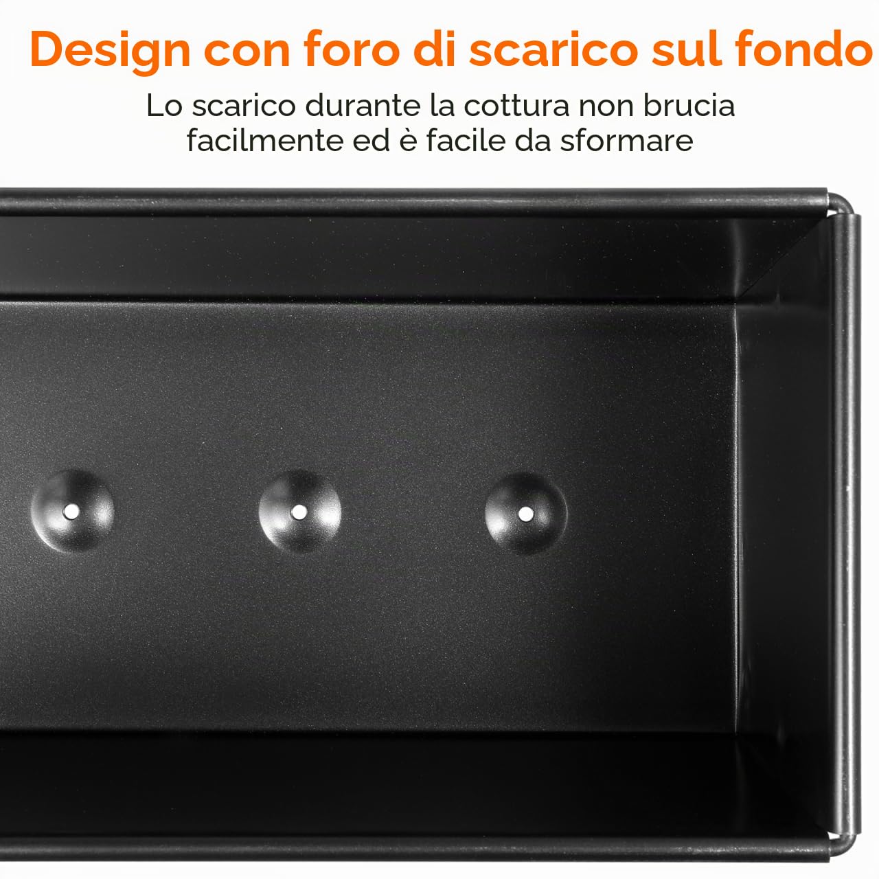 YARNOW Teglia Per Pancarre Con Coperchio Scorrevole 13X4.8X4.3 Pollici Stampo Per Pane in Cassetta Antiaderente Per Cottura Toast E Fatta in Casa