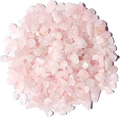 Rocas decorativas para macetas, rocas de grava de acuario de 0.44 libras, piedras de cristal trituradas de cuarzo para manualidades, relleno de