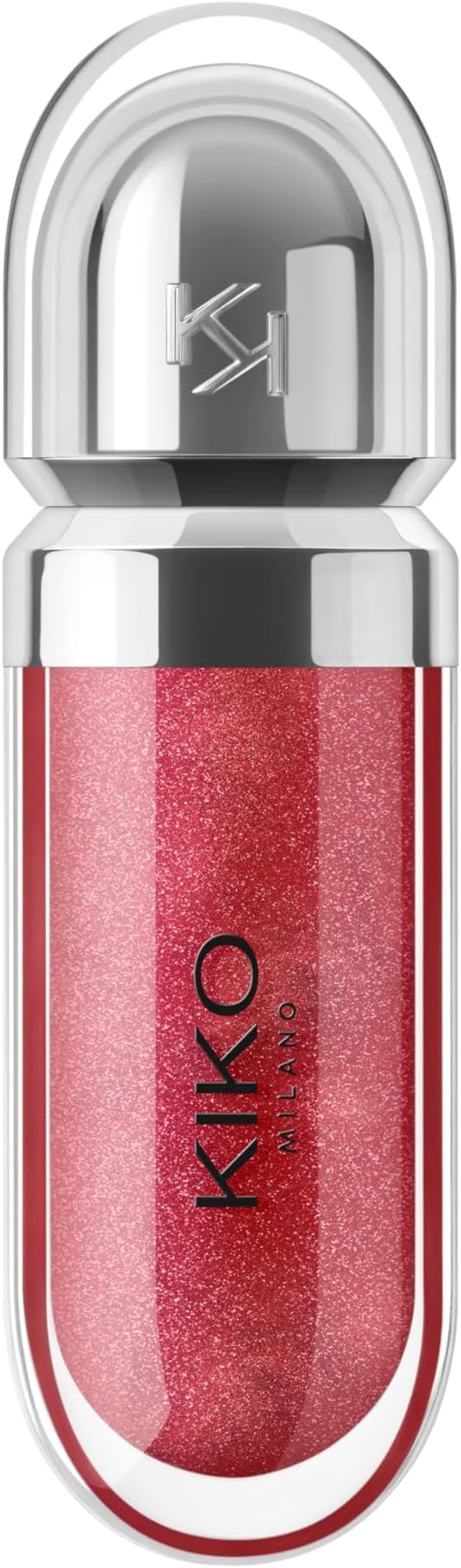 Kiko Milano Lip Gloss - 3D Hydra Lip Gloss - 16 Iridescent Ruby - Nourishing and Moisturizing