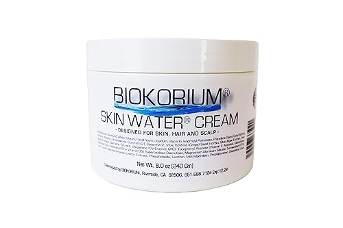 BioKorium Crema hidratante de agua para la piel en gel antienvejecimiento ultra hidratante con semilla de uva CoQ10 Vitamina B5 Vitamina E