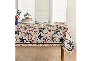 Horaldaily 4th of July Tablecloth: Embellish Your Patriotic Festivities