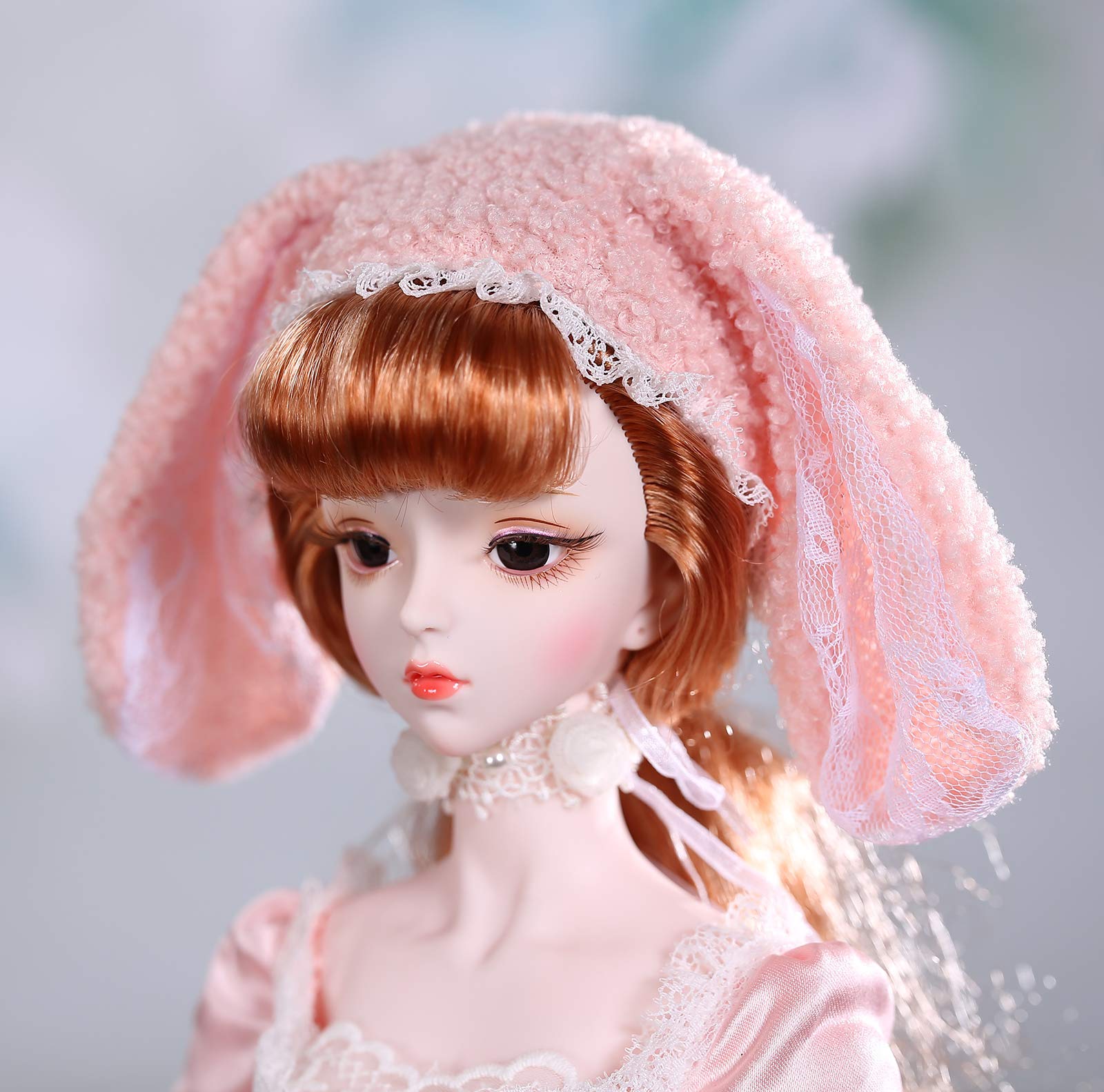 Aongneer BJD Dolls 24 Inch SD Doll 1/3 BJD Doll 34 Ball Jointed