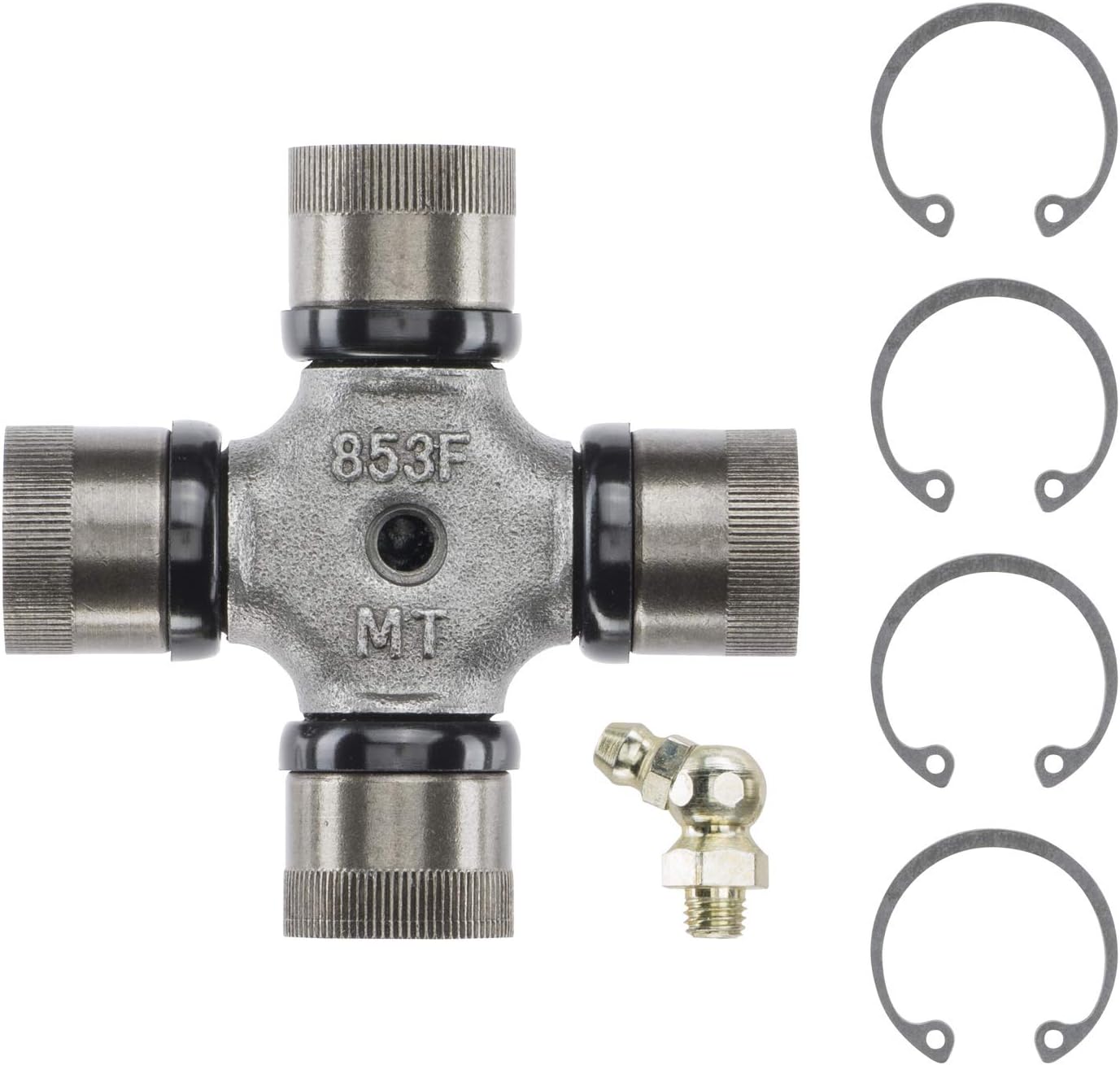 MOOG 853 Greaseable Premium Universal Joint for Rockwell 1FR Series