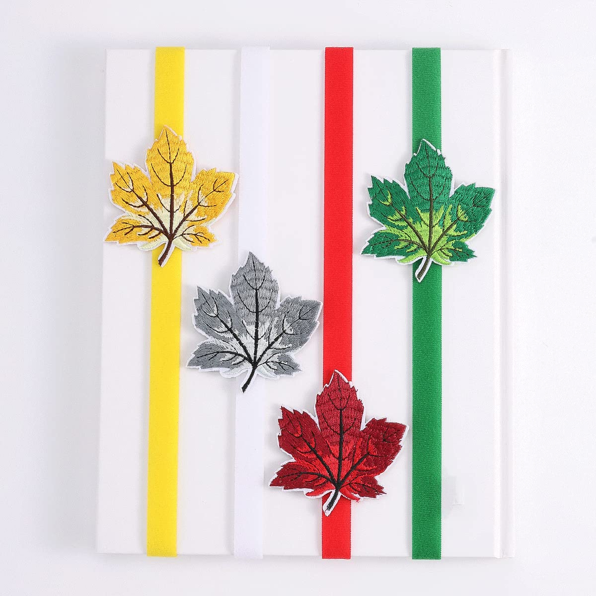 Amazon.com: Jarrah Ning Maple Leaf Closure Bands Bookmarks,Adjustable Book  Tape，4 peck. Pretty Book Marks for Books, Planners, Notebooks. Book Markers  for Women,Mom,Girl. : Office Products