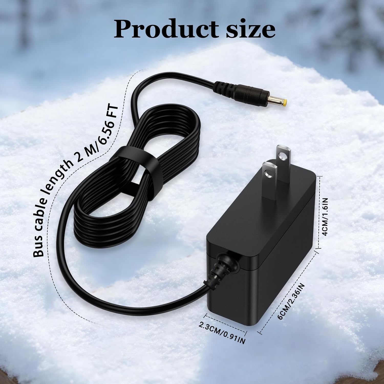 Wall Charger Compatible with Gobi Heat Jackets Hoodies Chairs & Sweaters Replacement Power Cord for 7.4V Battery Packs