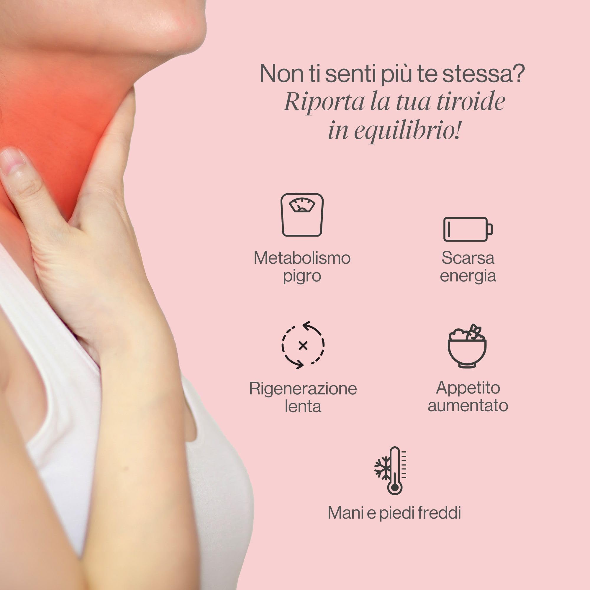 Tirosina - Magnesio, L Tirosina, Iodio, Selenio, Basilico, Schisandra, Zinco, Integratore per il Supporto della Tiroide, 120 Capsule,Thyroid Balance di Tummy Tox
