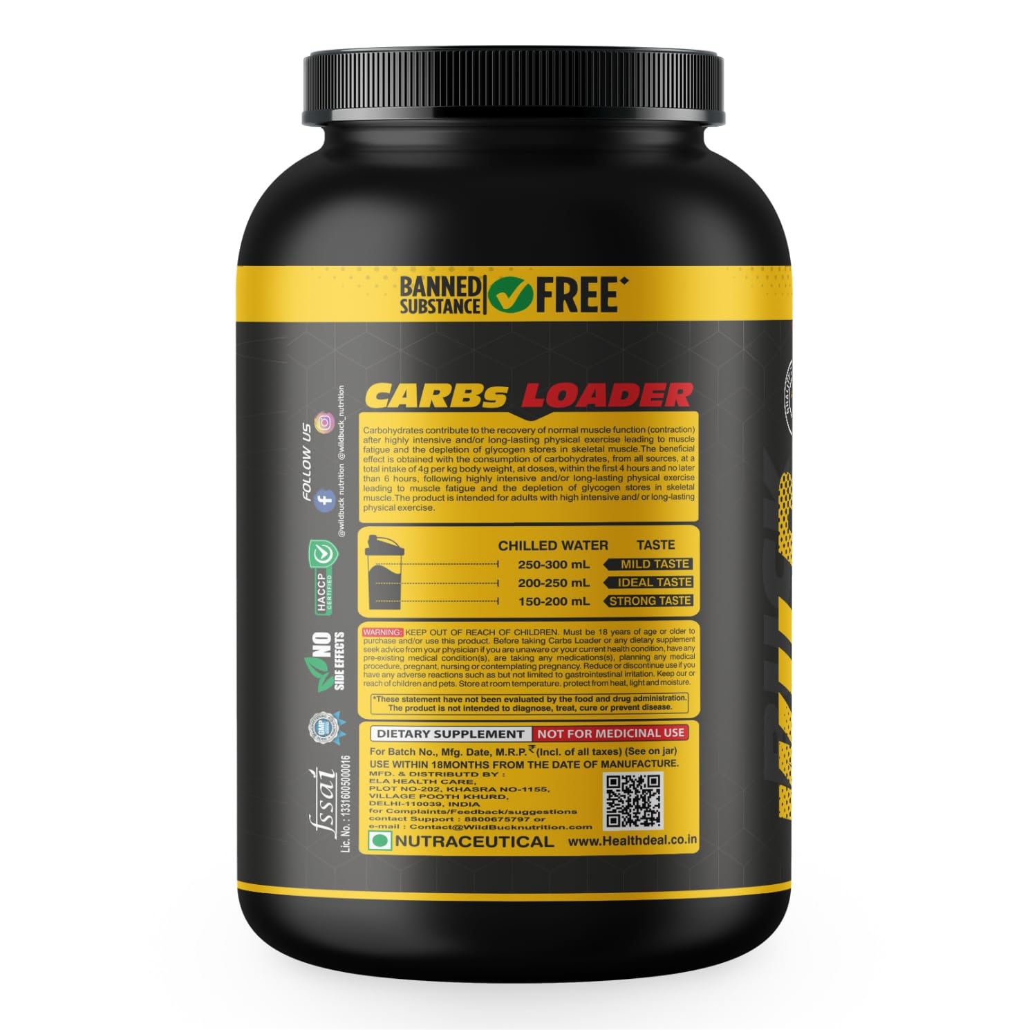 Buy Now Wild Buck Carbs Loader Superfuel | Pure Carbohydrates | Mass...