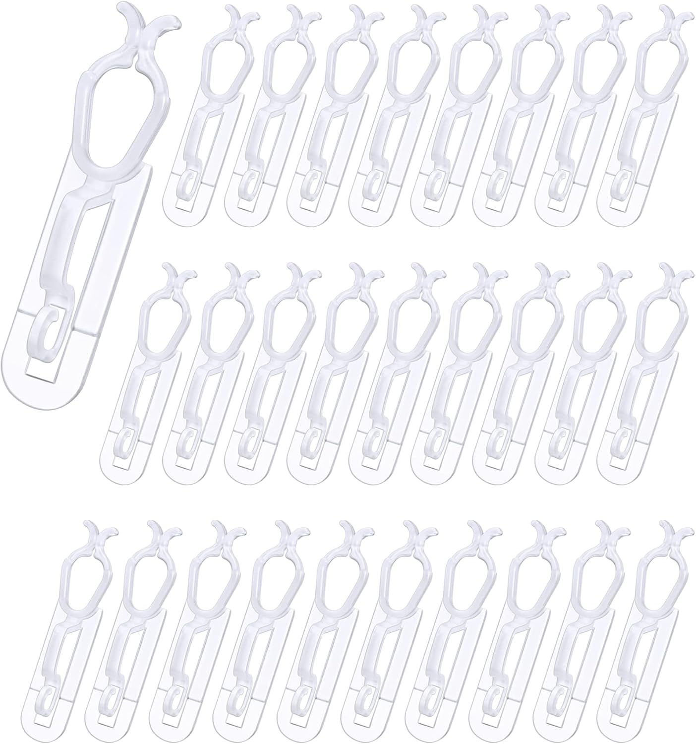 Tatuo 100 Packs Christmas Light Clip for C7/ C9 Base, Mini Lights, Shingle and Gutter Mount