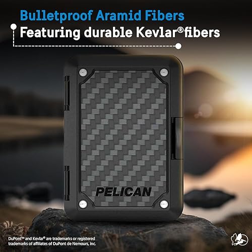Miniatura 2 de Pelican - Cartera magnética para iPhone tarjetero bloqueo RFID Cartera MagSafe resistente MIL-STD Snap-on - Cartera magnética rígida desmontable