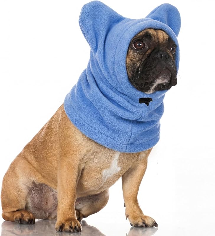 Chapéu de Inverno para Cães com Protetor de Orelhas e Aquecedor de Pescoço Sky Blue (L) Clysee