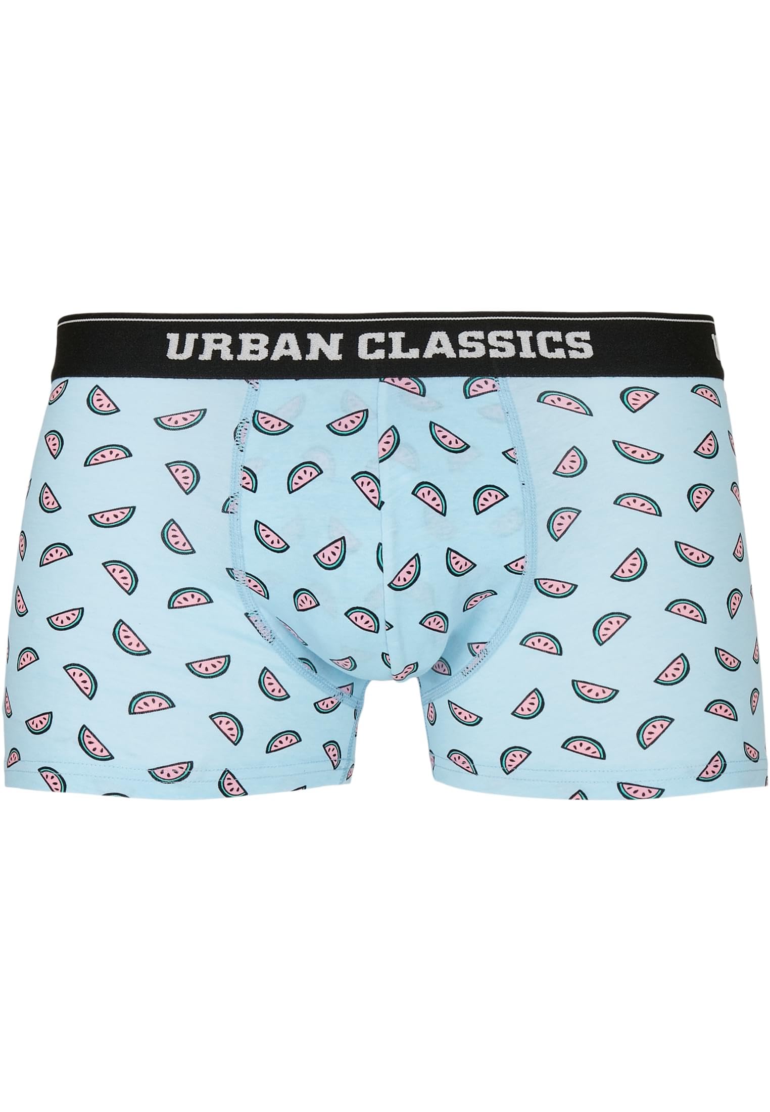 Urban Classics Men's Boxer Shorts 3-Pack Boxer Shorts, melon aop+cha+blk, L