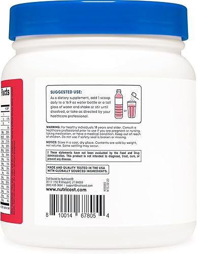 Miniatura 3 de Nutricost Electrolitos Advanced Hidratación en Polvo sandía lima 120 porciones cero azúcar 16 vitaminas y minerales