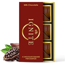 Ignite Milk Choco Squares for Couple, Milk Chocolate, His & Hers Chocolate