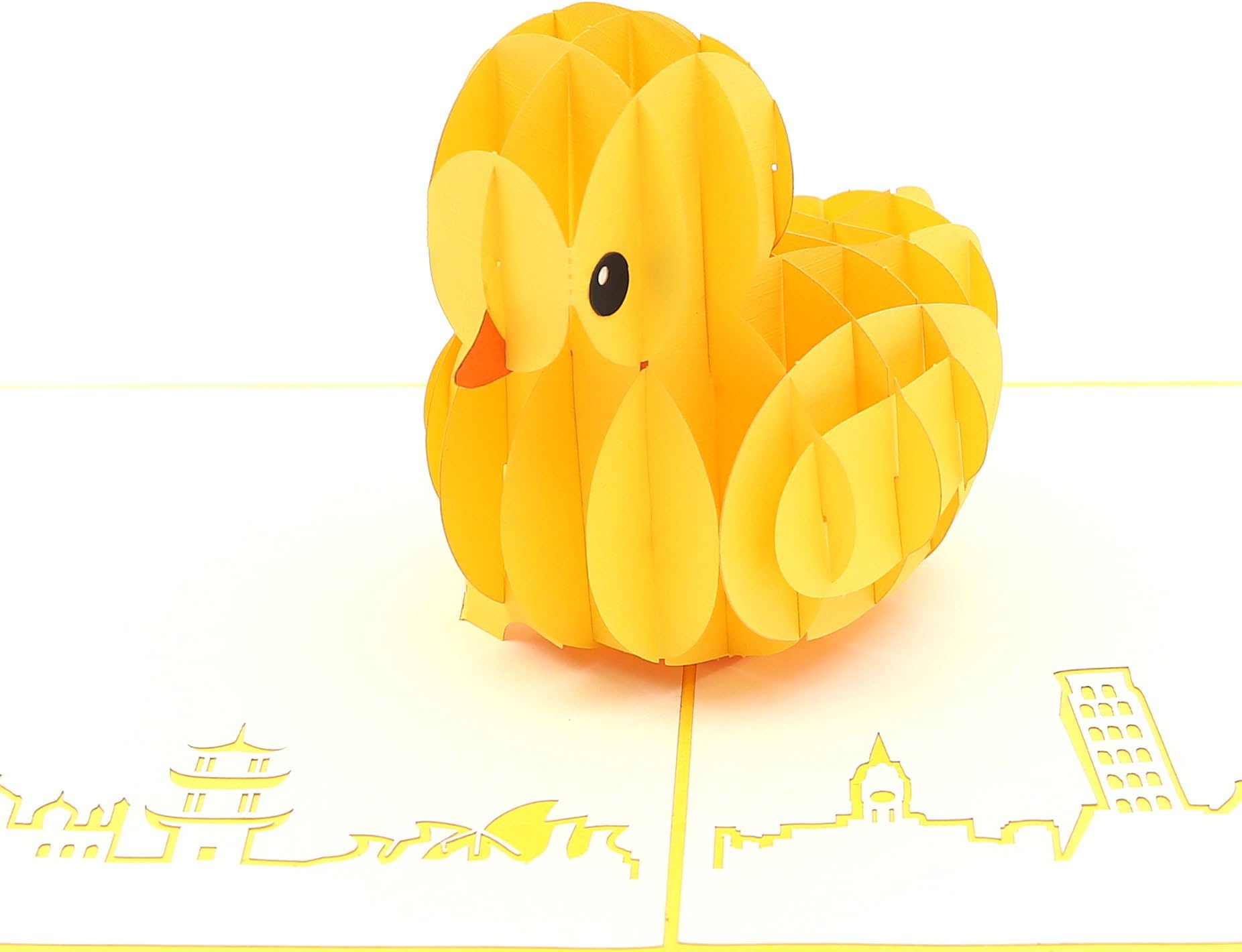 Liif Yellow Duck Pop Up Card