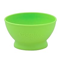 Vista 10 de green sprouts Tazón de alimentación hecho de silicona transiciones suavemente bebé a puré de alimentos fácil de sostener, duradero, irrompible