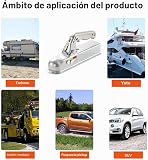 Acoplamiento de bola para remolque LOEPENLE, 50 mm, 800 kg, universal para coche, camión y autobús - 7